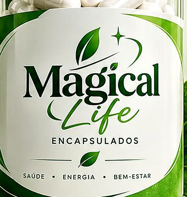 Detalhe do rótulo Magical Life Encapsulados